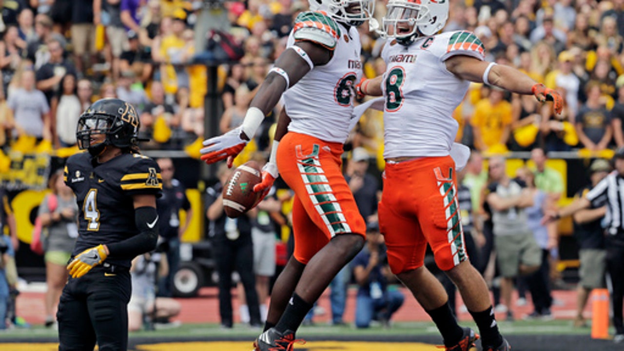 COLLEGE PICKS: Washington, Miami try to snap rivalry skids